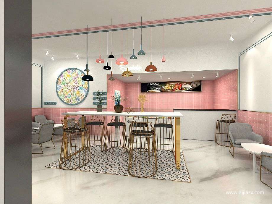 新鄭冷飲店裝修設(shè)計效果圖