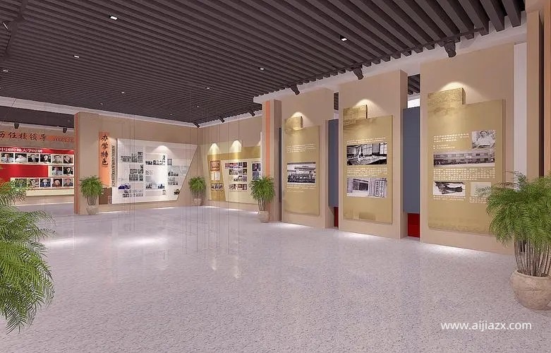 鄭州學校展館設(shè)計方案及裝修注意事項