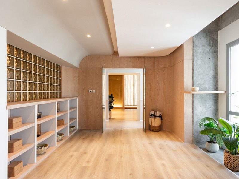 鄭州瑜伽工作室裝修設(shè)計(jì)效果圖