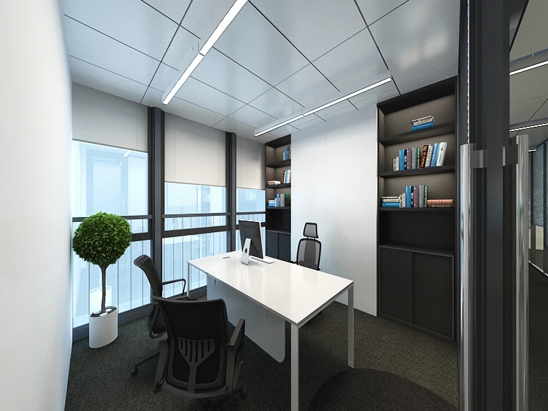 鄭州軟件公司辦公室設(shè)計效果圖
