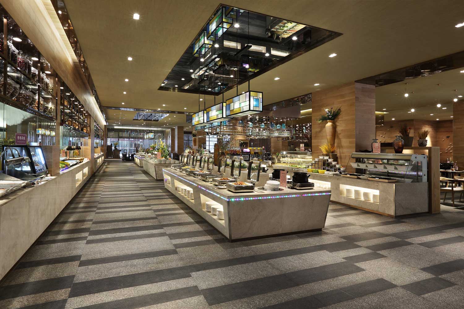 焦作自助餐廳裝修設(shè)計(jì)效果圖