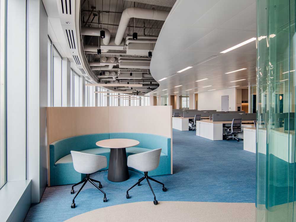 鄭州事務(wù)所辦公空間裝修設(shè)計，麻繩工作室效果圖