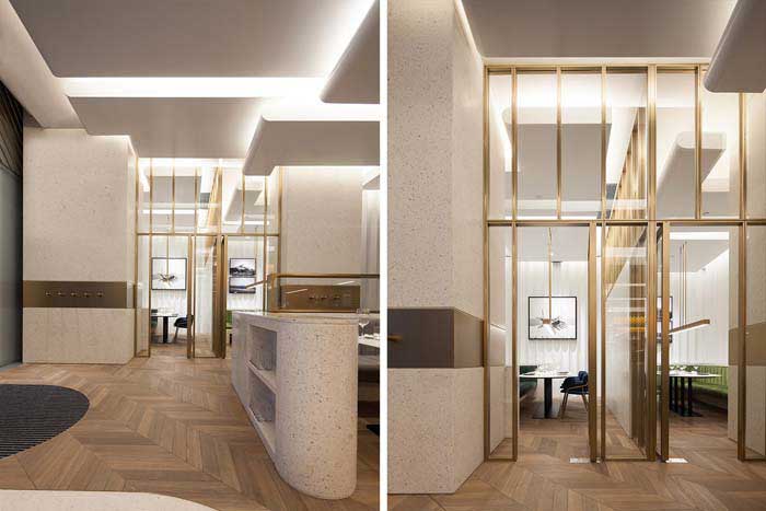 450m2鄭州上街區(qū)西餐廳設計效果圖