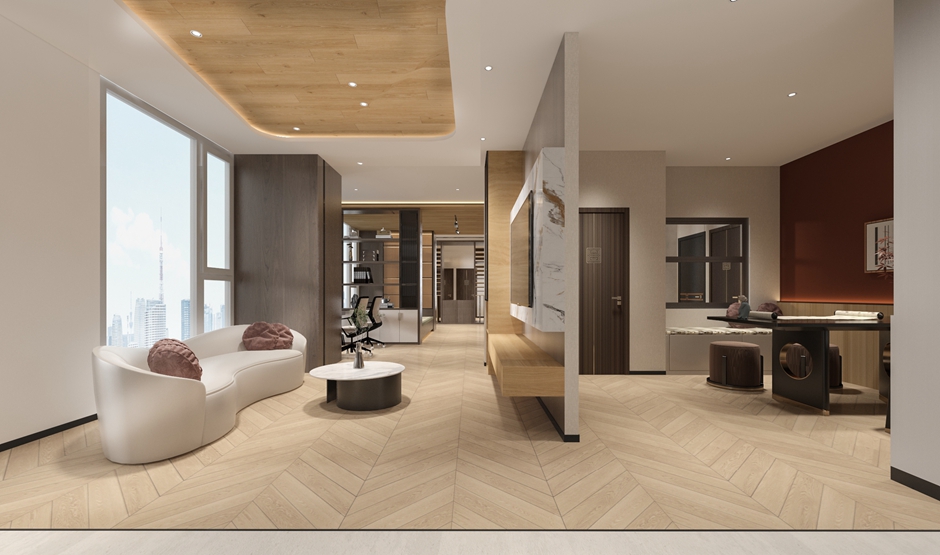 鄭州金水區(qū)辦公室裝修設(shè)計效果圖