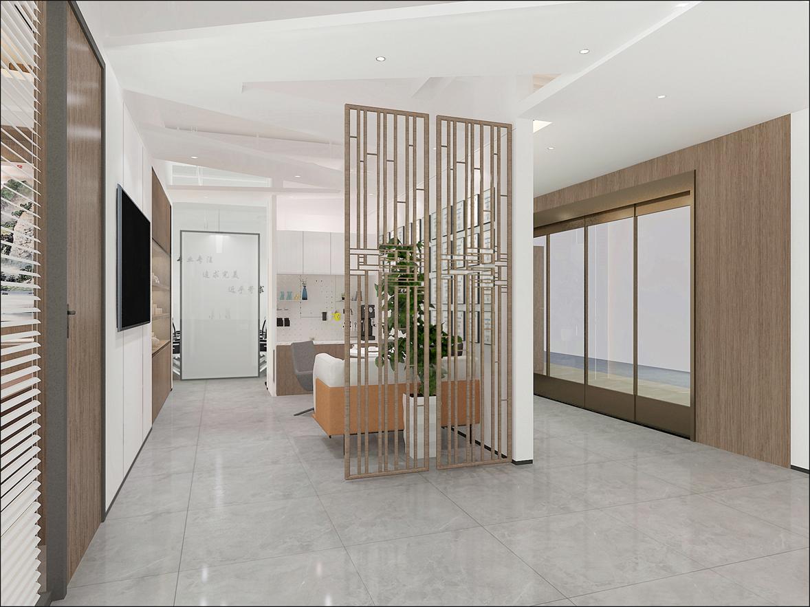 鄭州中原區(qū)辦公室裝修設計效果圖