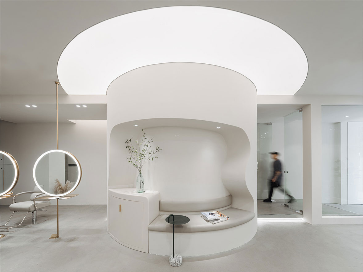 鄭州180平米美發(fā)店裝修設(shè)計效果圖