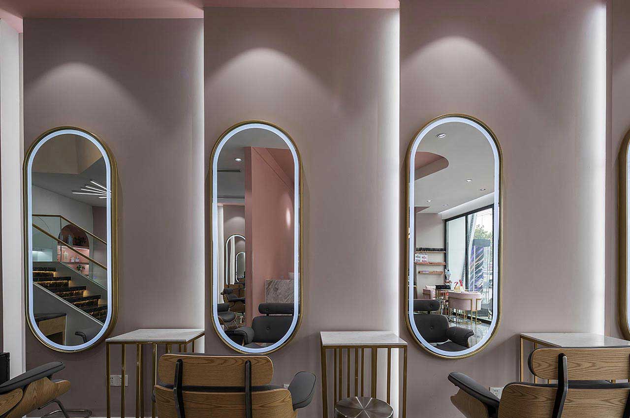 320平米鄭州美發(fā)店面設(shè)計裝修效果圖