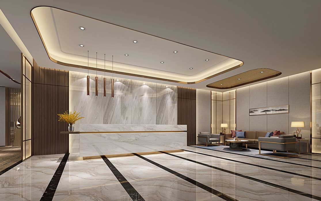 鄭州寫字樓整層辦公室空間設(shè)計(jì)效果圖