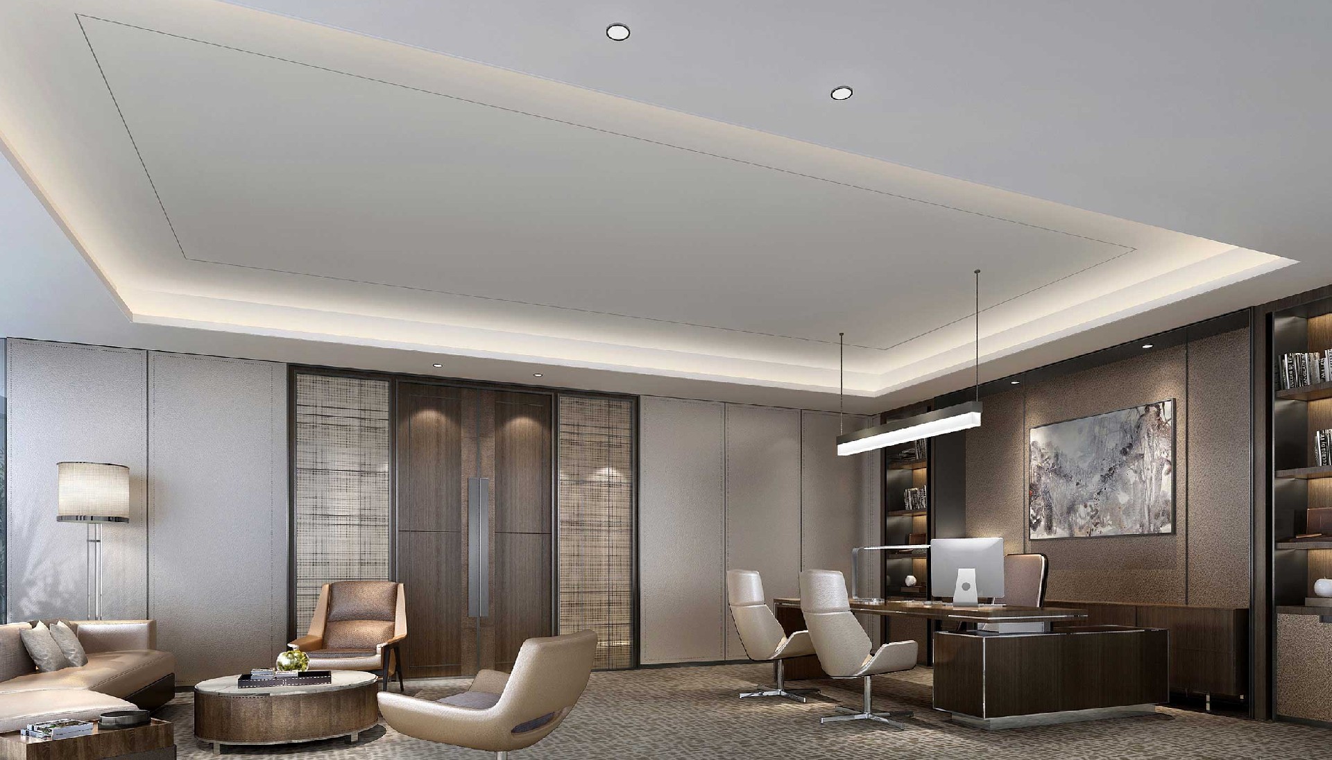 鄭州滎陽(yáng)寫(xiě)字樓裝修設(shè)計(jì)效果圖