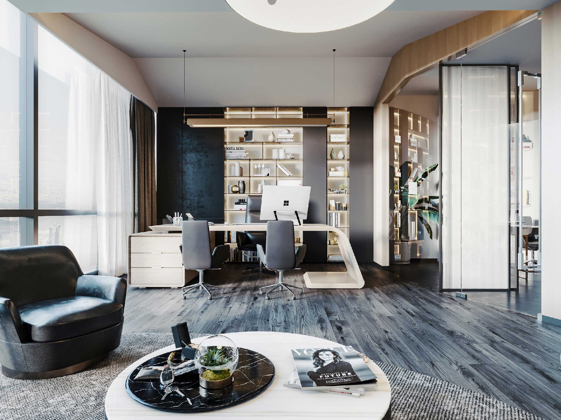 650平米傳媒公司辦公室設(shè)計效果圖