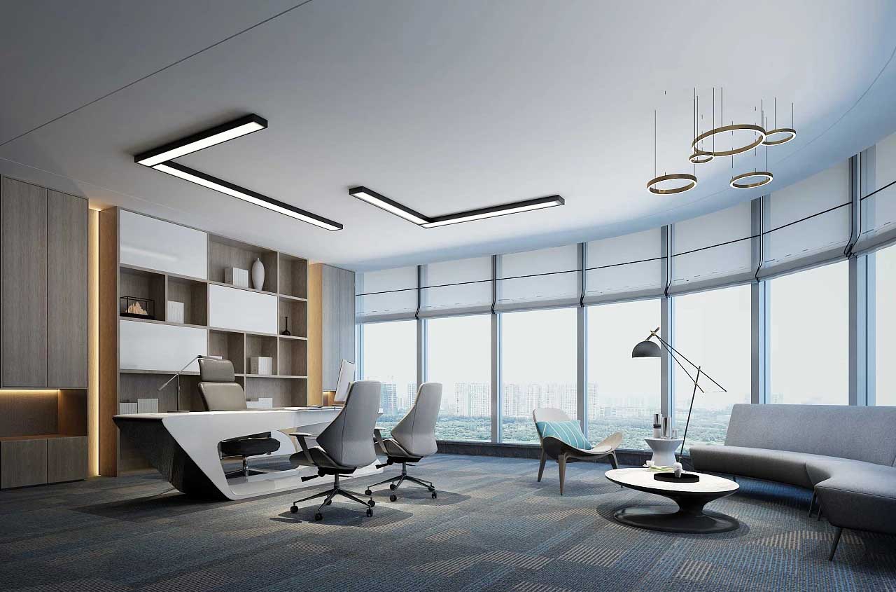 老板辦公室裝修效果圖,董事長辦公室裝修實(shí)景圖