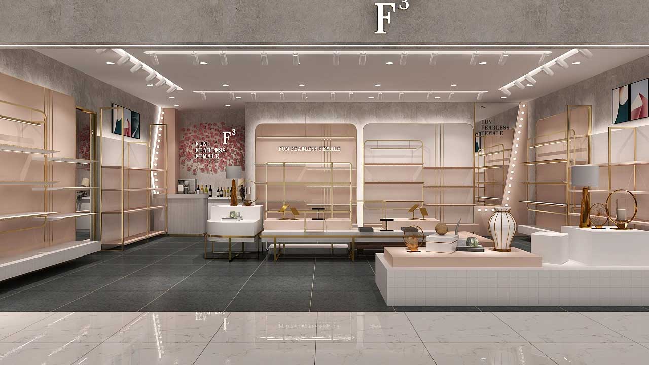 商場女鞋專賣店裝修設(shè)計(jì)效果圖