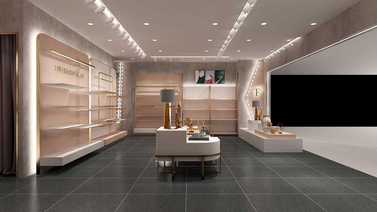 商場女鞋專賣店裝修設(shè)計(jì)效果圖