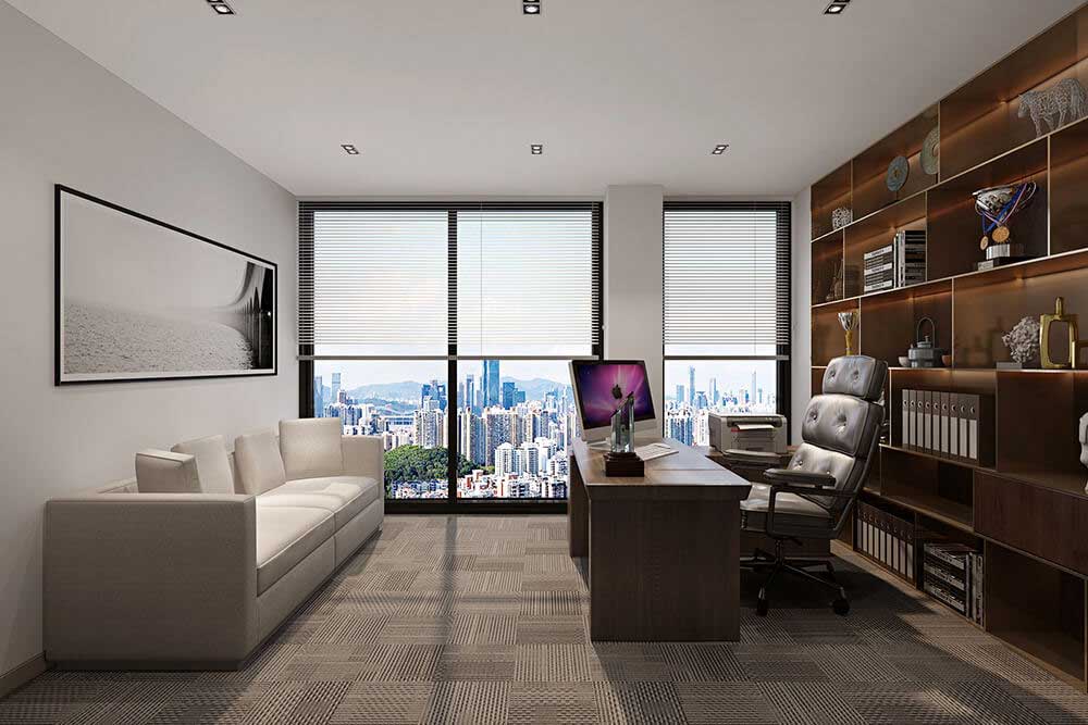 600平米國企辦公室裝修效果圖-600平米國企辦公空間設(shè)計(jì)