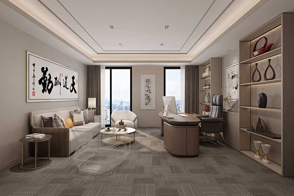 600平米國企辦公室裝修效果圖-600平米國企辦公空間設(shè)計(jì)