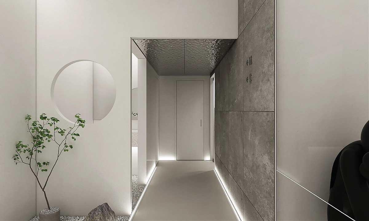 簡約辦公空間設(shè)計(jì)-鄭州辦公室裝修效果圖