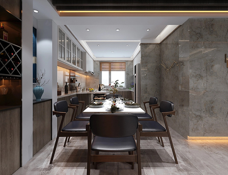 300平米聯(lián)排別墅裝修設(shè)計效果圖