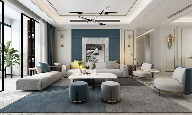 125平米鄭州家裝設(shè)計(jì)-永威西郡家裝設(shè)計(jì)效果圖