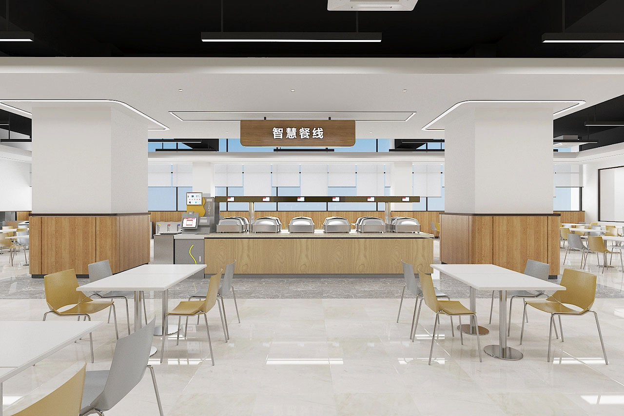 工廠(chǎng)員工食堂設(shè)計(jì)-廠(chǎng)區(qū)食堂裝修設(shè)計(jì)效果圖