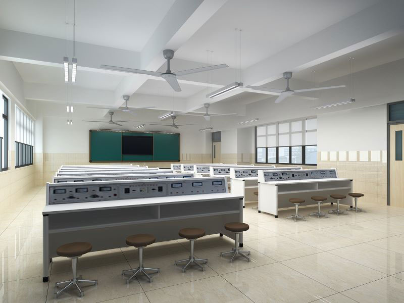 鄭州畫室辦公空間設(shè)計-教室裝修設(shè)計效果圖