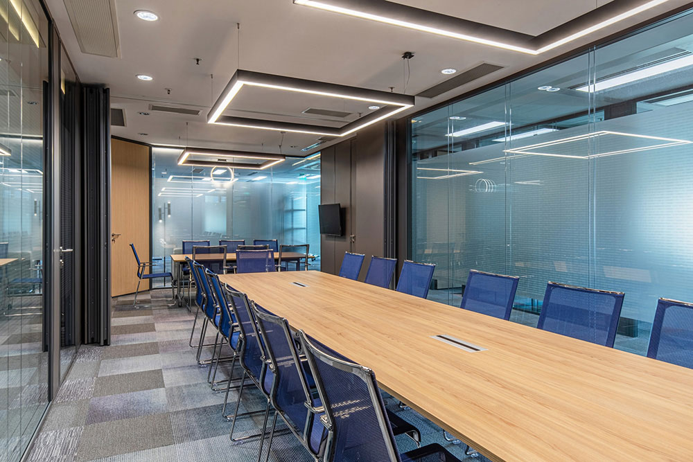 鄭州科技公司辦公室裝潢設(shè)計效果圖