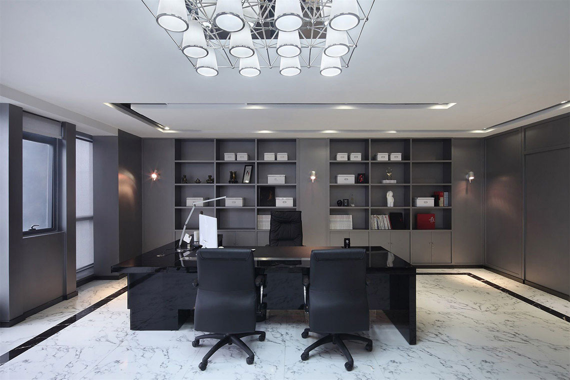 500平米鄭州辦公室裝修設(shè)計效果圖