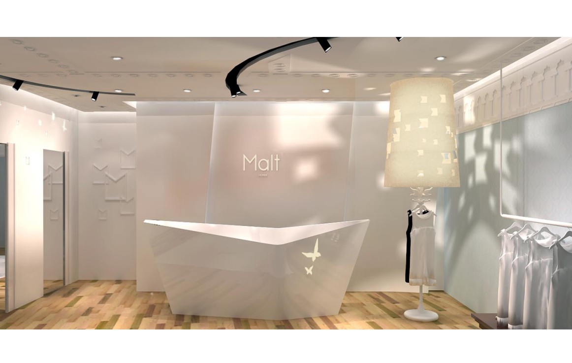 Malt服飾門(mén)店裝修設(shè)計(jì)效果圖