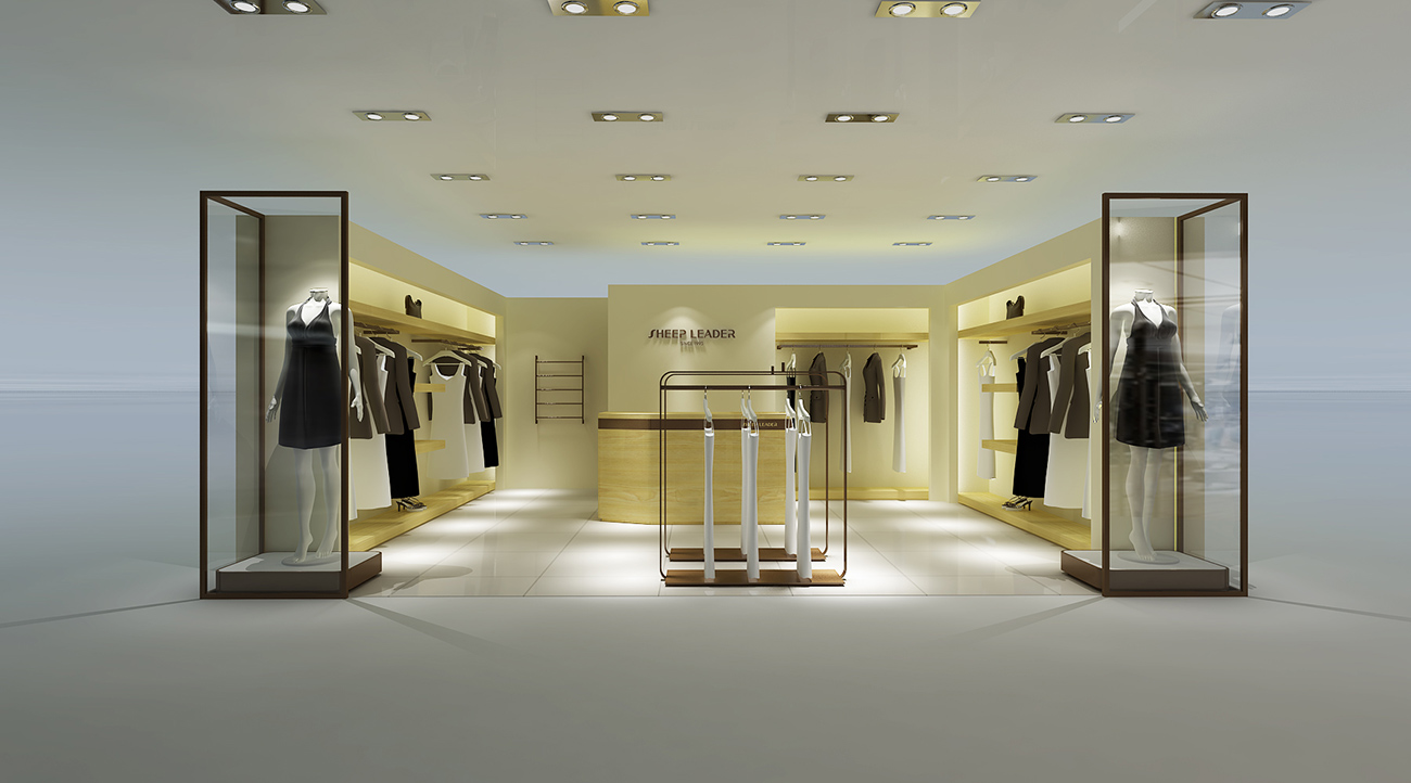 135平米女裝專賣(mài)店裝修設(shè)計(jì)效果圖