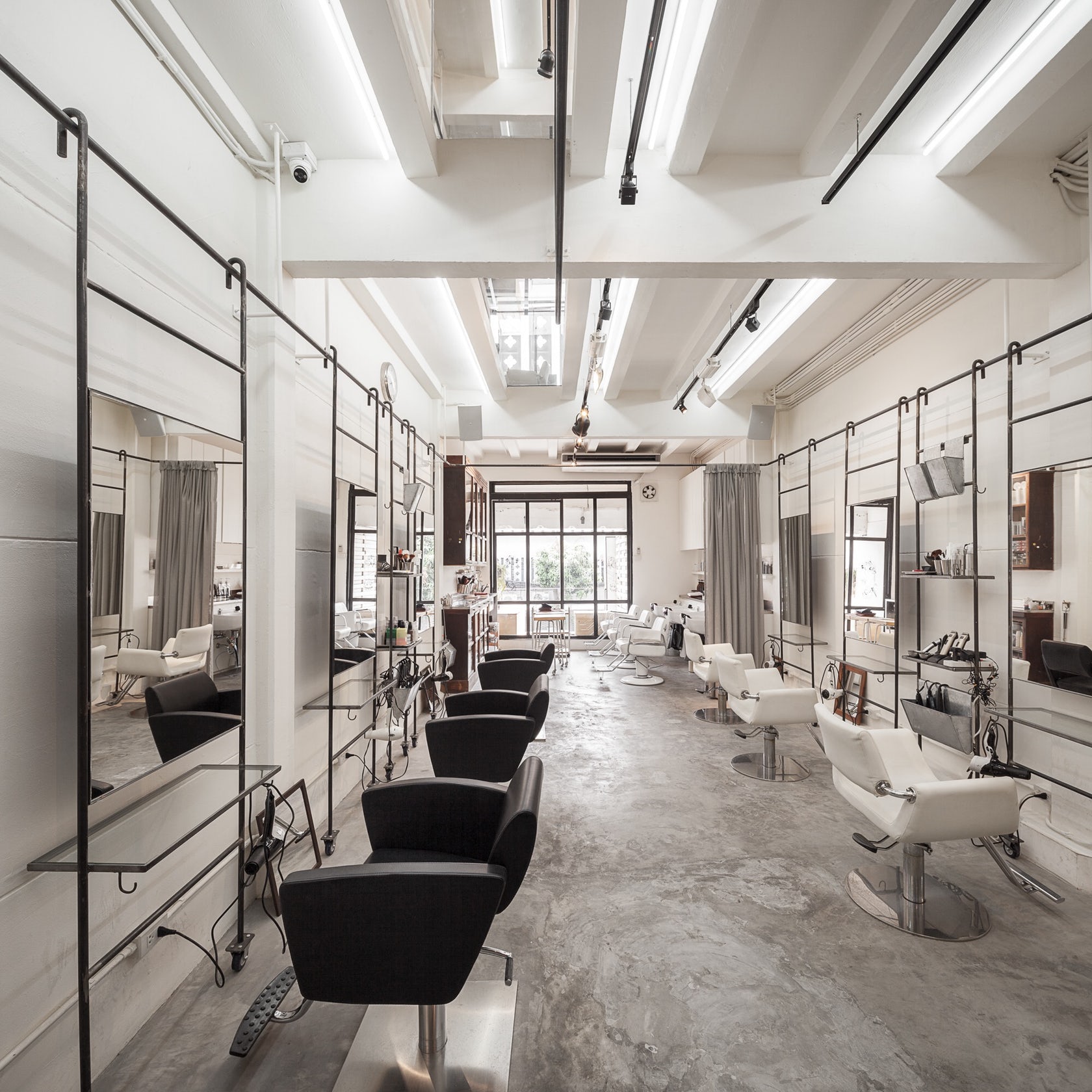 90平米理發(fā)店裝修設(shè)計效果圖