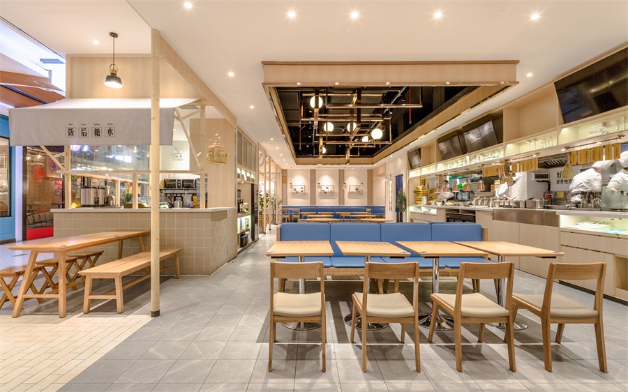 鄭州街邊小吃店設(shè)計及裝修施工報價每平米多少錢