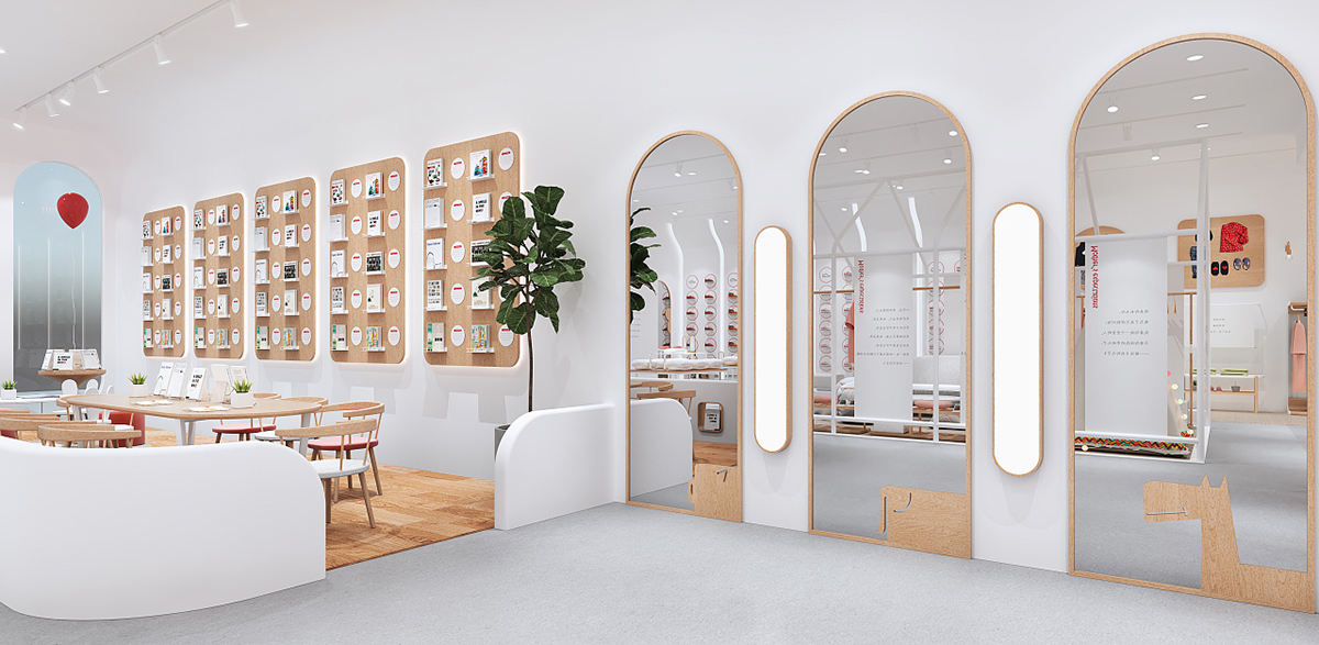 220平米孕嬰品實體店設(shè)計效果圖