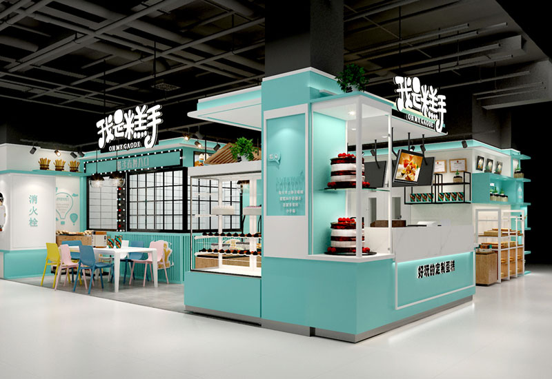 55平米蛋糕店鋪裝修設(shè)計效果圖