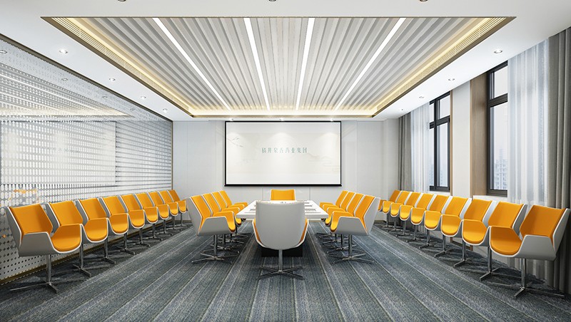 2600平米集團(tuán)辦公樓裝修設(shè)計效果圖