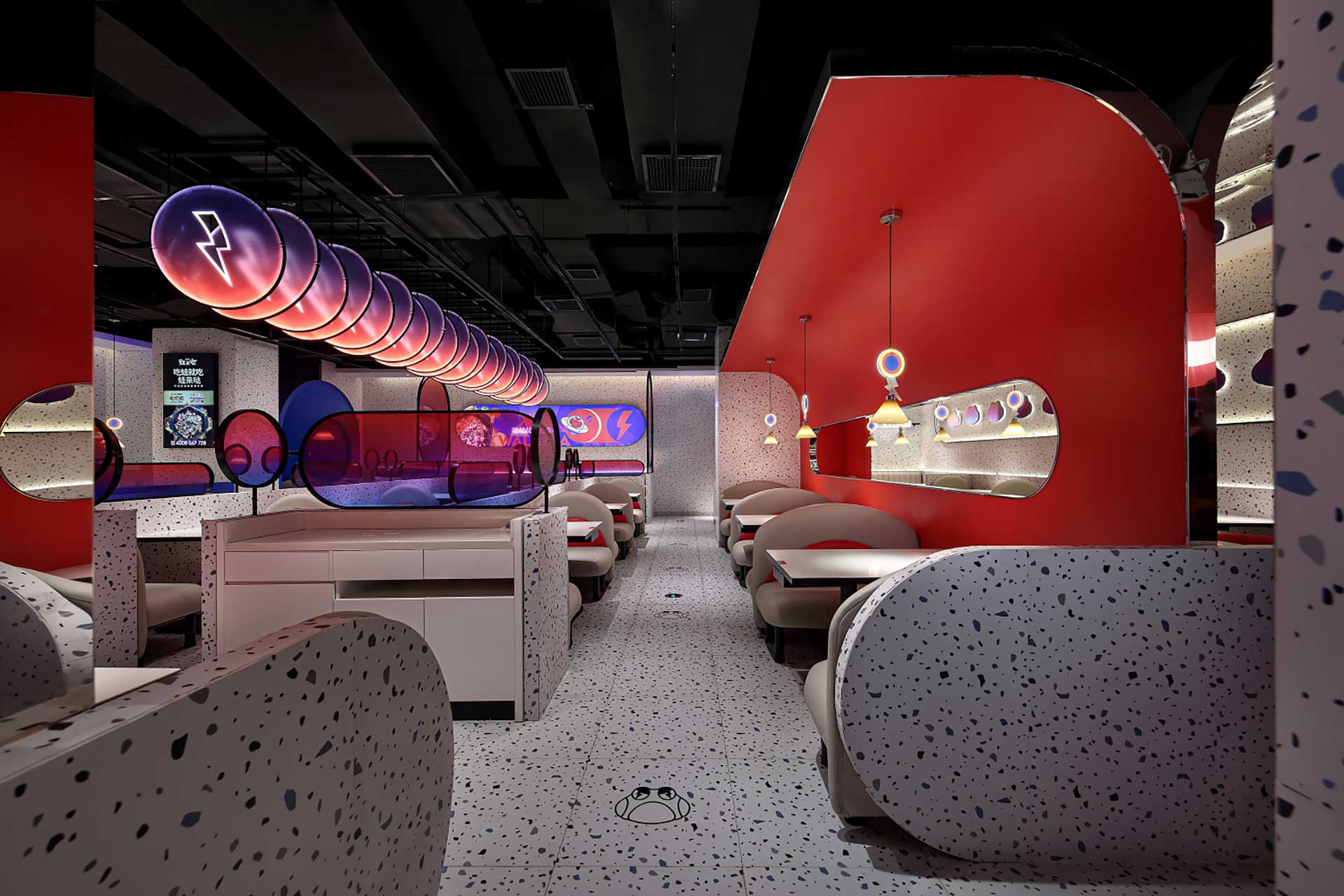 365平米餐廳空間設(shè)計裝修效果圖