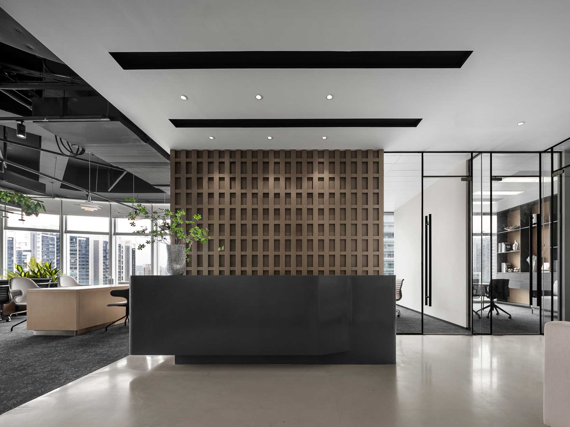 315平米辦公空間設(shè)計(jì)裝修效果圖