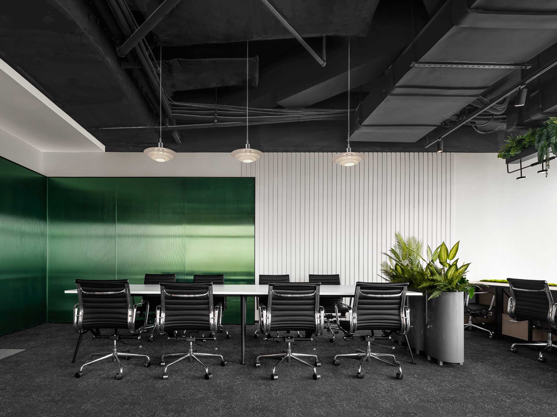 315平米辦公空間設(shè)計(jì)裝修效果圖