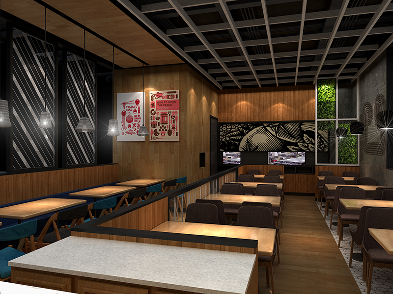 100平米線店面設(shè)計裝修效果圖