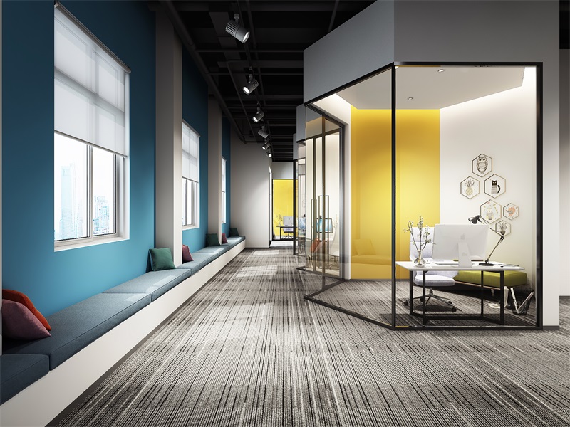 500平網(wǎng)紅直播辦公空間設計效果圖