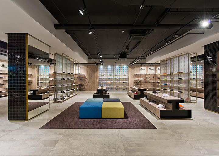 210平米工業(yè)風(fēng)格鞋店裝修設(shè)計效果圖