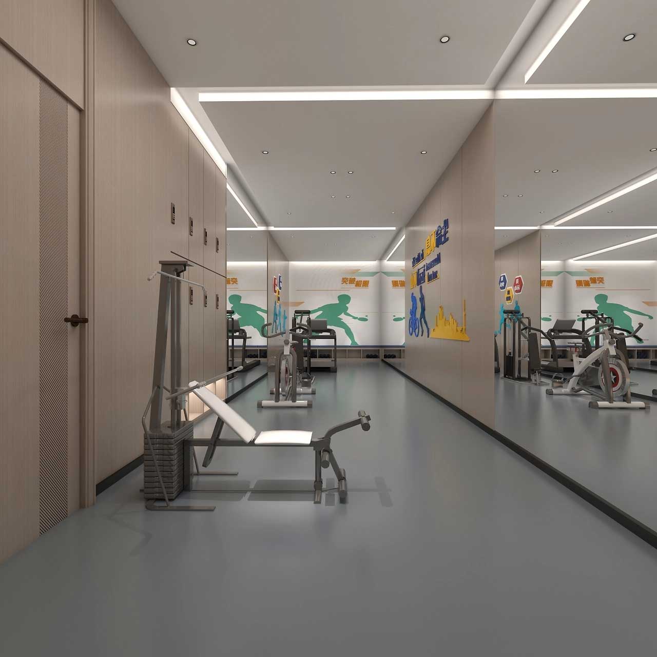 1000平米寫字樓辦公裝修設(shè)計效果圖