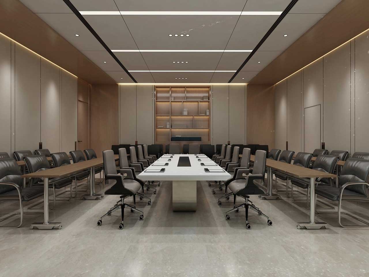 1000平米寫字樓辦公裝修設(shè)計效果圖