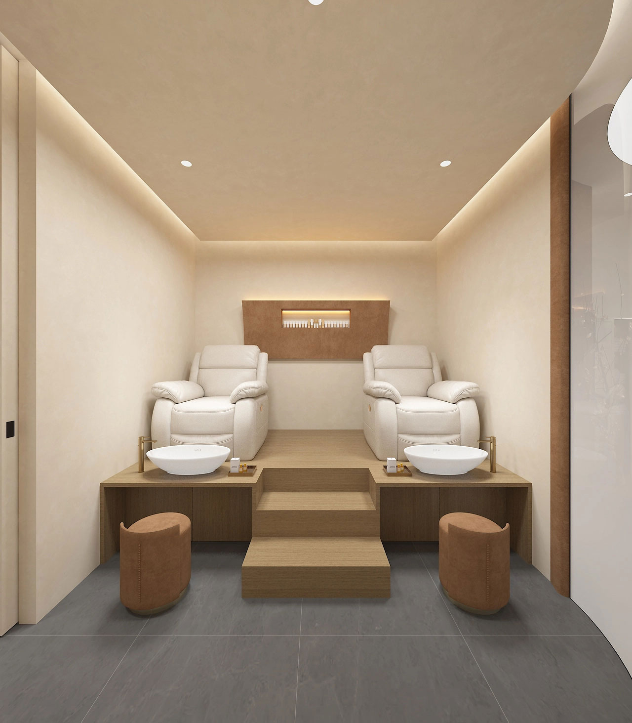 85平米美甲美睫店裝修設(shè)計效果圖