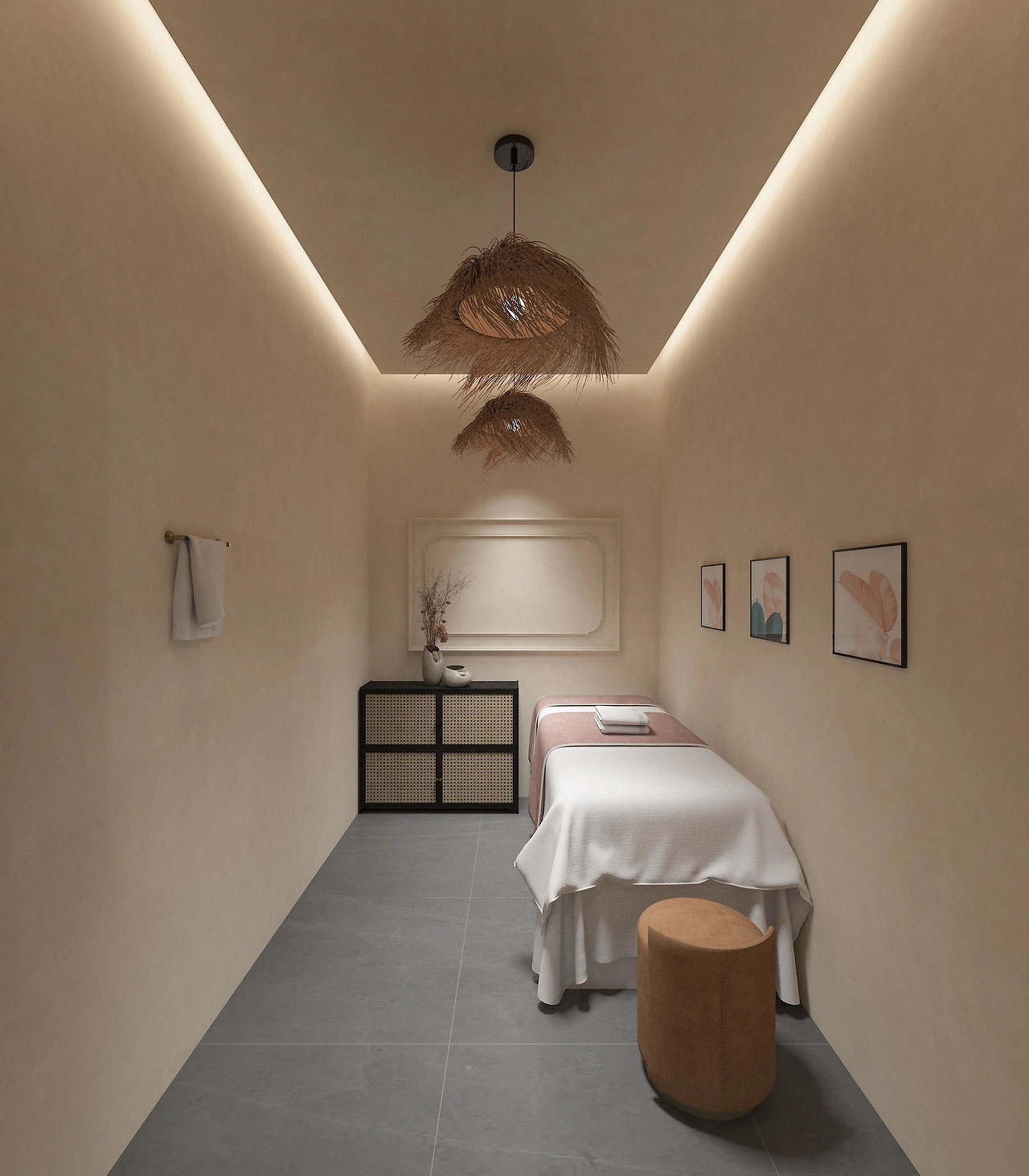 85平米美甲美睫店裝修設(shè)計效果圖