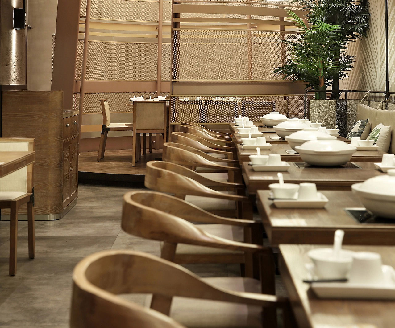 371平米中餐廳裝修設(shè)計效果圖