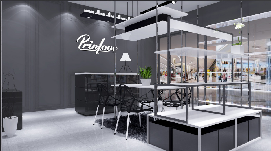 52平米鄭州品牌首飾門店設(shè)計(jì)效果圖