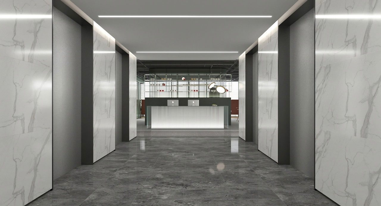 830平米現(xiàn)代辦公空間設計裝修效果圖