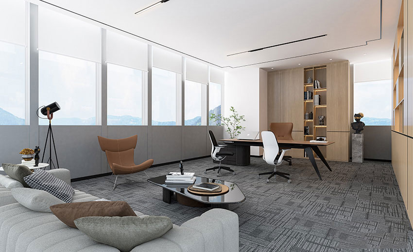 375平米鄭州辦公室裝修設(shè)計效果圖