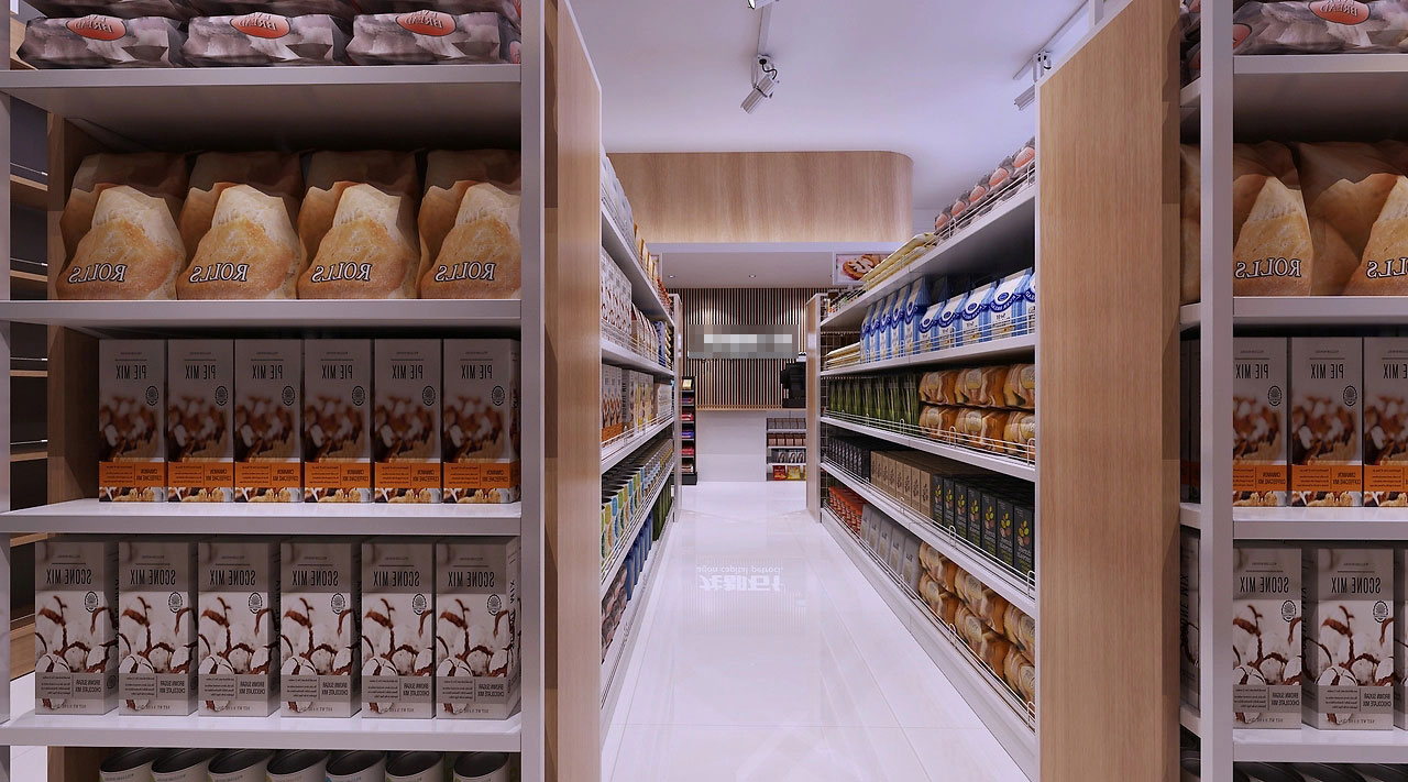 89平米鄭州便利店裝修設(shè)計效果圖