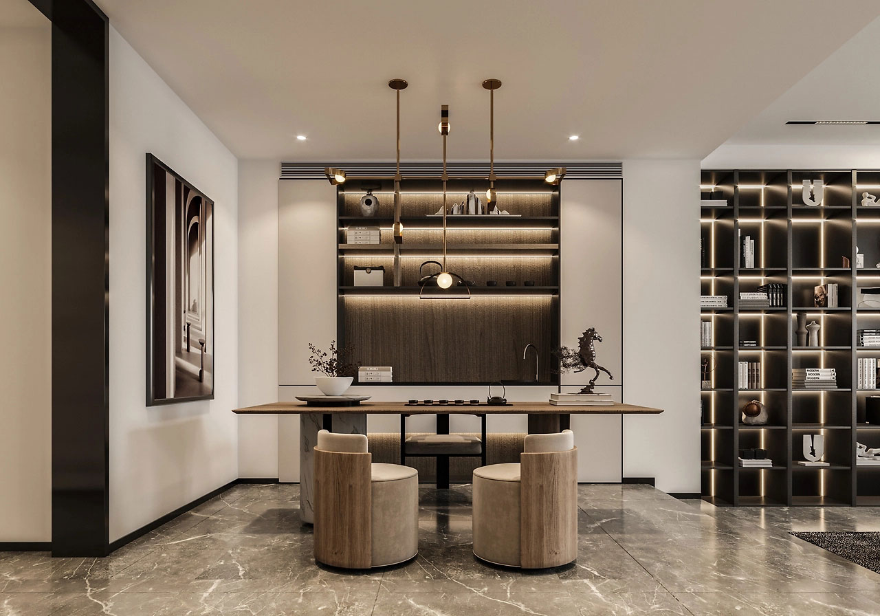 320平米鄭州別墅裝修設(shè)計(jì)效果圖