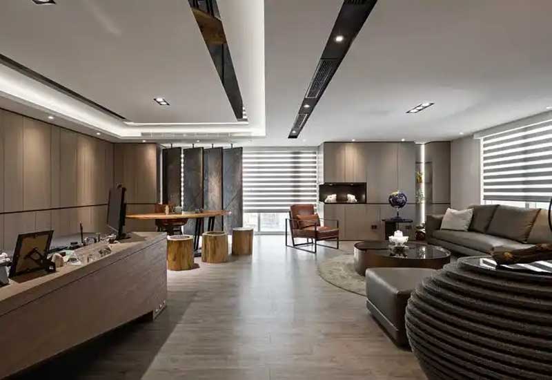 鄭州金融公司辦公室裝修設(shè)計:穩(wěn)重專業(yè)風(fēng)格的打造